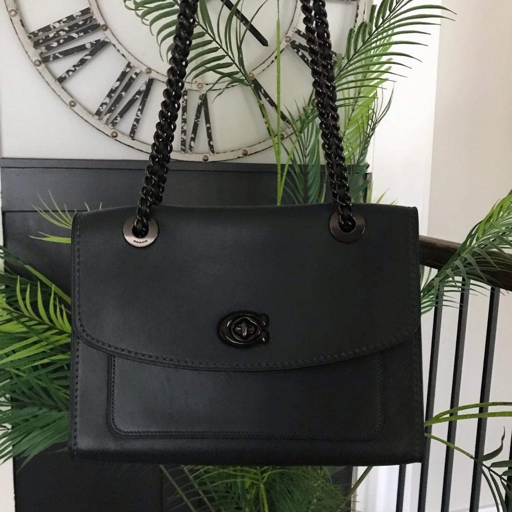 Coach Dark Pine Green Crossbody Bag - Picture 15 of 16